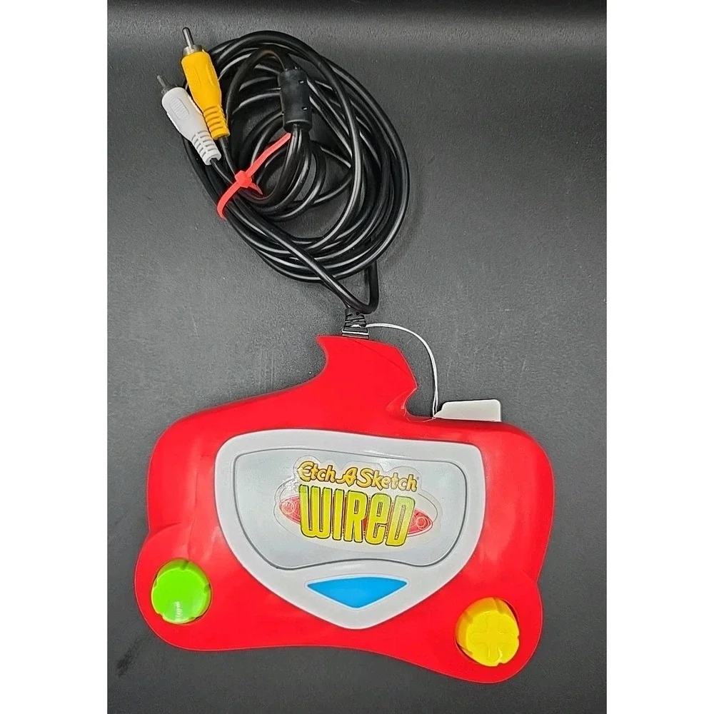 ETCH A SKETCH WIRED Plug n Play TV Video Game System Ohio Art 2005 Tested RCA